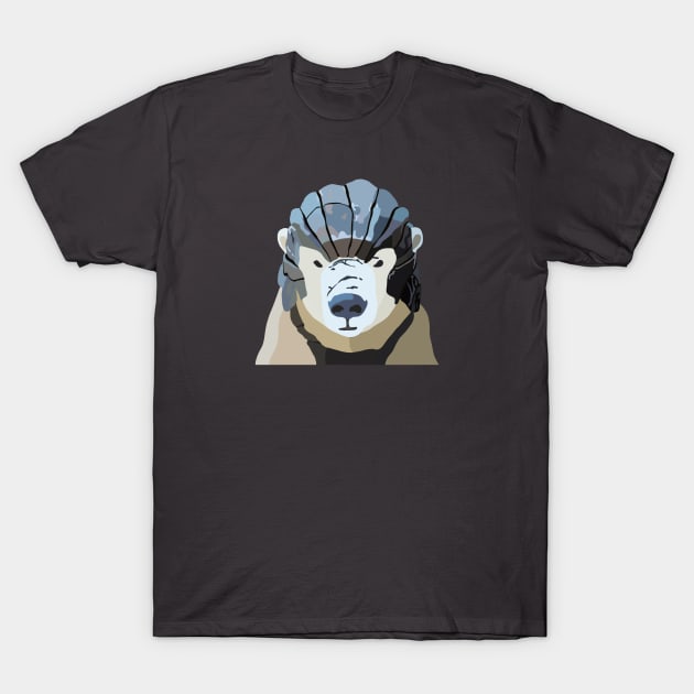 Armored Bear (Iorek) T-Shirt by RockyCreekArt